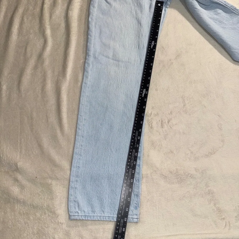 Madewell 90s Straight Leg Jeans Light Wash High Rise Size 25 Denim